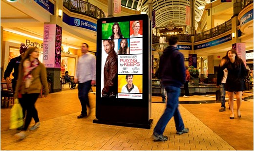 Giải pháp màn hình quảng cáo cho không gian thương mại và các cửa hàng