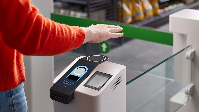 Amazon giới thiệu công nghệ thanh toán bằng lòng bàn tay của bạn