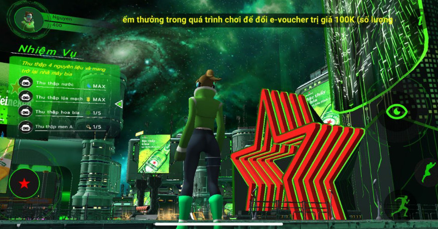 Heineken lần đầu ra mắt game di động Starverse