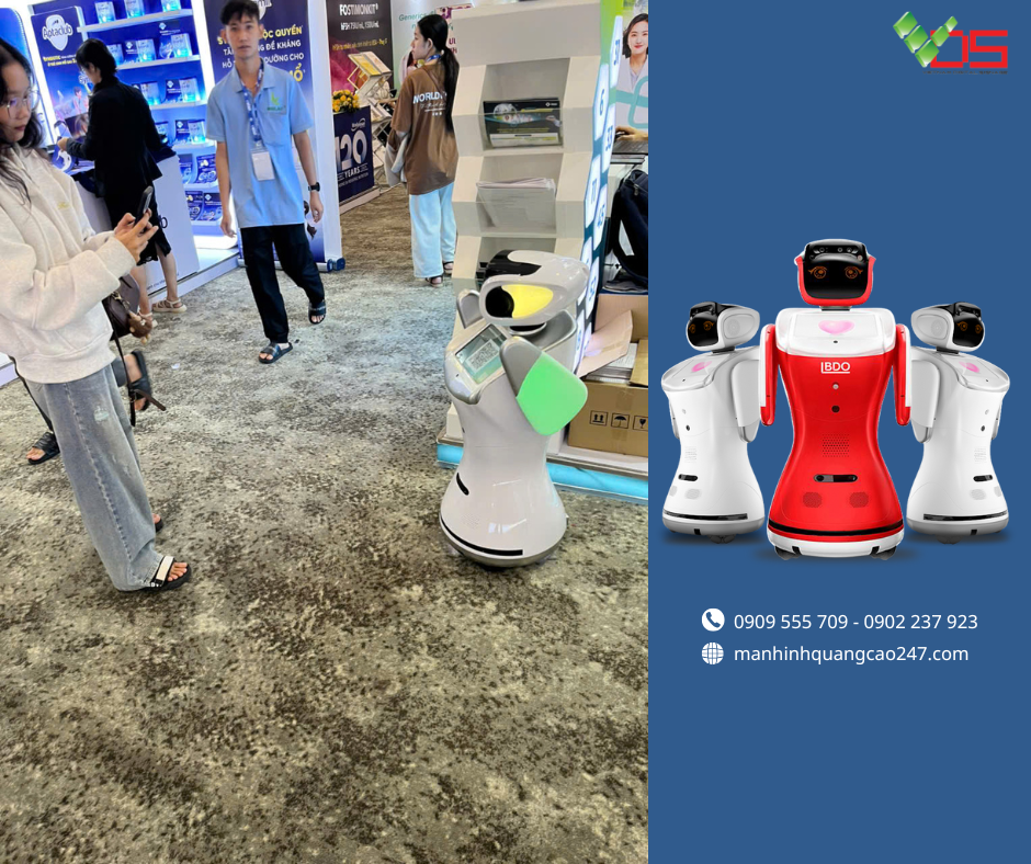 🤖 SANBOT – Robot thông minh khuấy đảo sự kiện HPV: Trải nghiệm tương tác đỉnh cao chưa từng có!