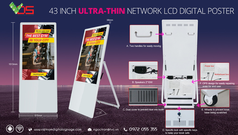 MÀN HÌNH SIÊU MỎNG ULTRA-THIN 43 INCH – SỰ LỰA CHỌN TỐI ƯU CHO KHÔNG GIAN HIỆN ĐẠI