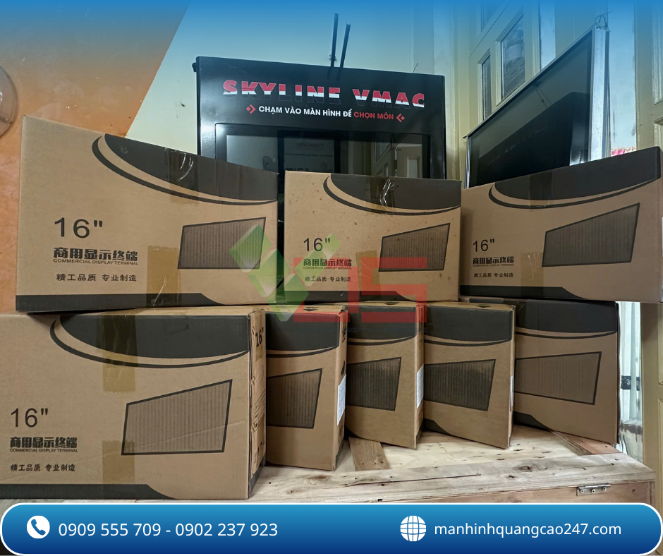 Màn hình quảng cáo 16.5 inch – Giải pháp hiển thị tinh gọn, hiệu quả đã về hàng tại VDS!