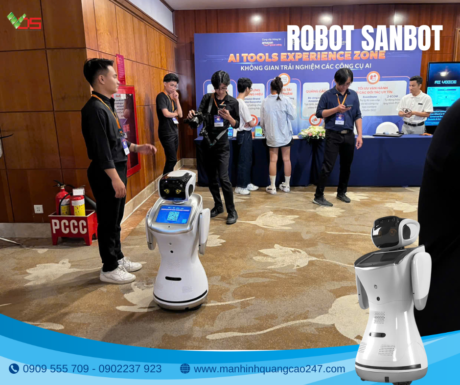 Robot Sanbot – Tâm Điểm Thu Hút Tại Sự Kiện: Tại Sao Doanh Nghiệp Của Bạn Nên Có Một Robot Thông Minh?