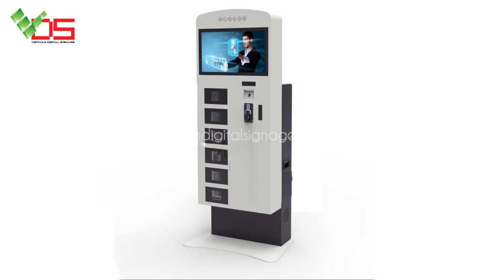 MÀN HÌNH KIOSK TÍCH HỢP CELL PHONE CHARGING – GIẢI PHÁP SỐ 2 TRONG 1 CHO DOANH NGHIỆP THỜI ĐẠI MỚI! 
