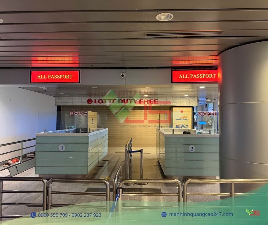 VDS HOÀN THÀNH 23/23 MÀN HÌNH TẠI SÂN BAY QUỐC TẾ – DẤU ẤN MẠNH MẼ TRONG LĨNH VỰC GIẢI PHÁP HIỂN THỊ