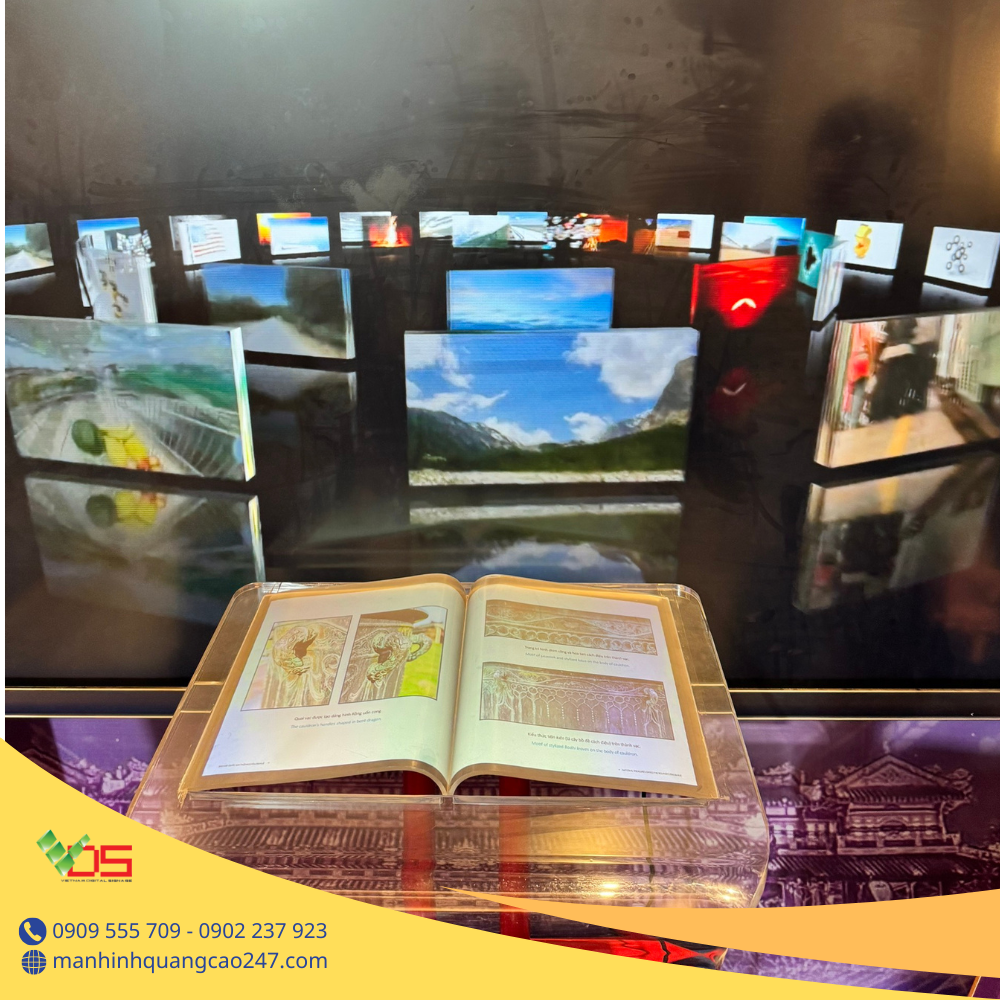 Sách tương tác công nghệ số – Giải pháp nâng tầm trải nghiệm trưng bày tại Huế