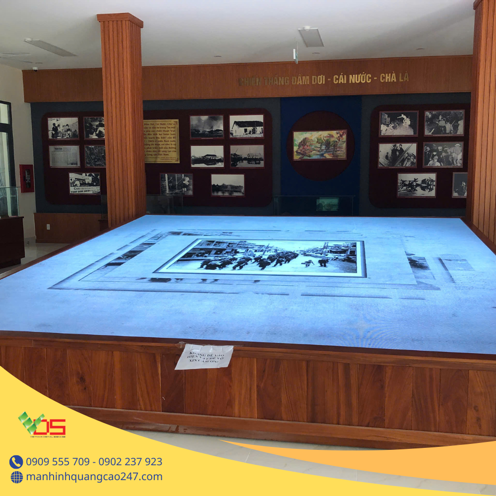 LED sa bàn tại Chiến thắng Đầm Dơi – Cái Nước – Chà Là: Công nghệ số mới cho bảo tàng, thu hút khách tham quan và lan tỏa giá trị văn hóa truyền thống