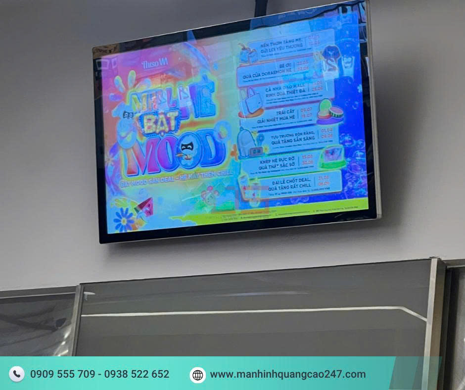 VDS Cung Cấp Màn Hình Quảng Cáo Treo Tường Và Phần Mềm Digital Signage Chuyên Nghiệp Cho Doanh Nghiệp
