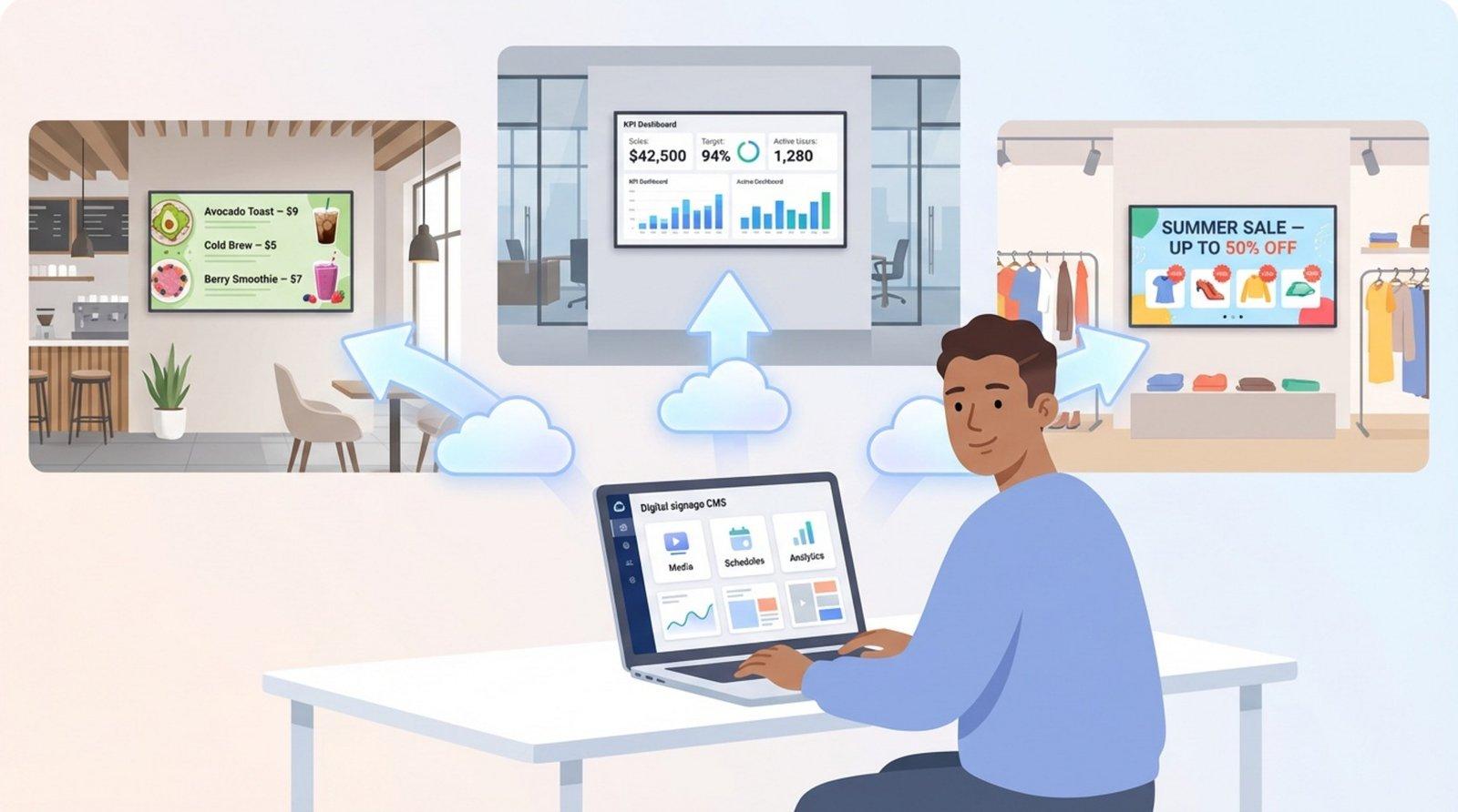 Digital Signage CMS: Quản lý nội dung thông minh cho mọi lĩnh vực