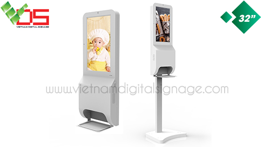 Kiosk Rửa Tay – Giải Pháp Sát Khuẩn Thông Minh Kết Hợp Quảng Cáo Hiện Đại
