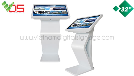 Kiosk Cảm Ứng Chân Quỳ Tích Hợp Máy Quét, Máy In – Giải Pháp Tương Tác Thông Minh