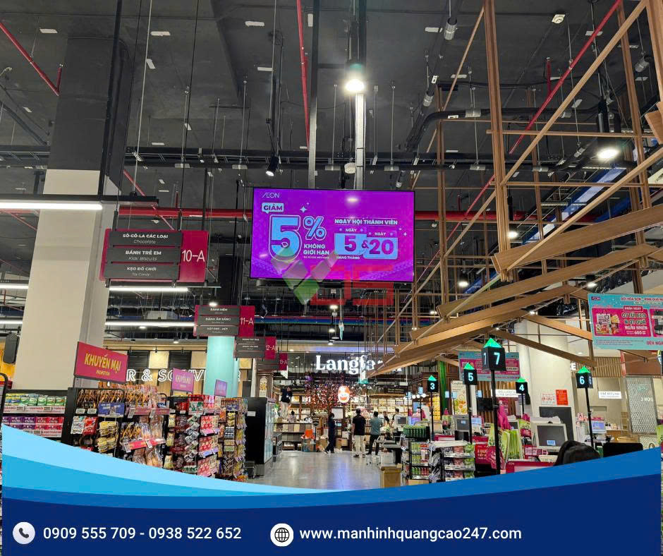 Giải Pháp Quảng Cáo Màn Hình LED Tại Đại Siêu Thị: Xu Hướng Tiếp Cận Khách Hàng Hiệu Quả