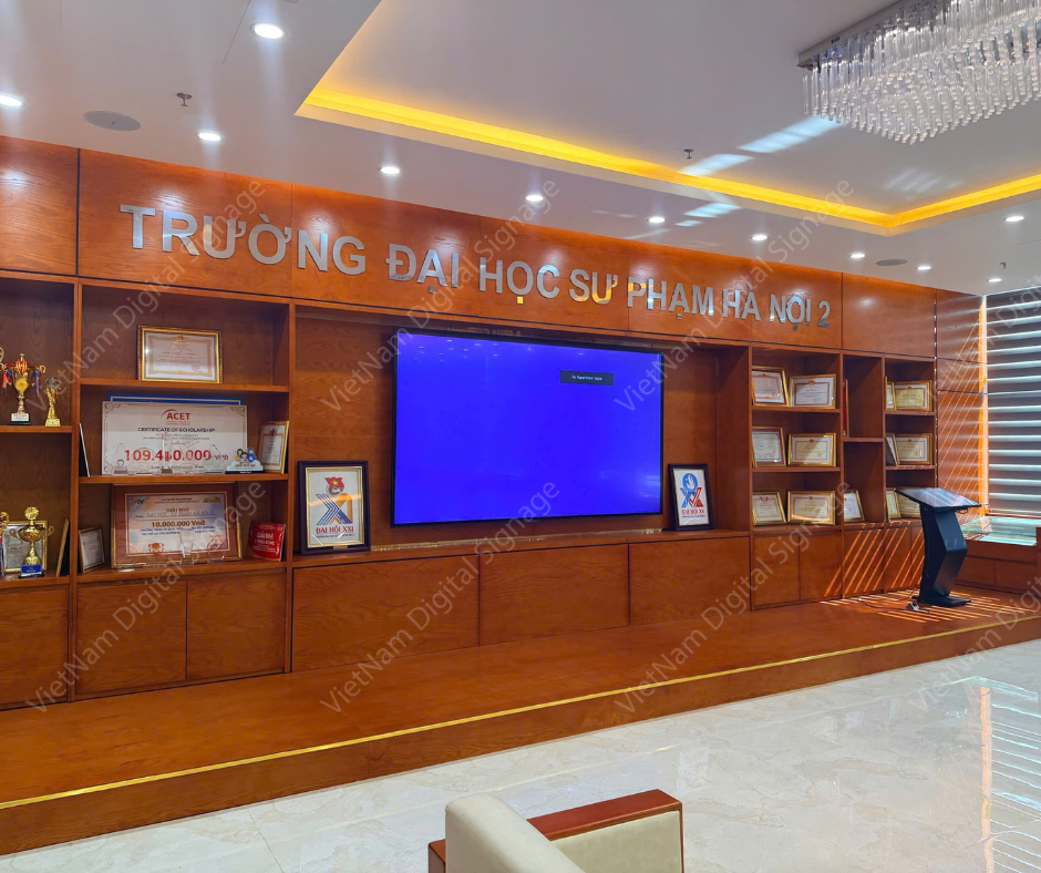 PHÒNG TRUYỀN THỐNG TRƯỜNG HỌC HIỆN ĐẠI – GIẢI PHÁP HIỂN THỊ VÀ TƯƠNG TÁC CHUYÊN NGHIỆP TỪ VDS