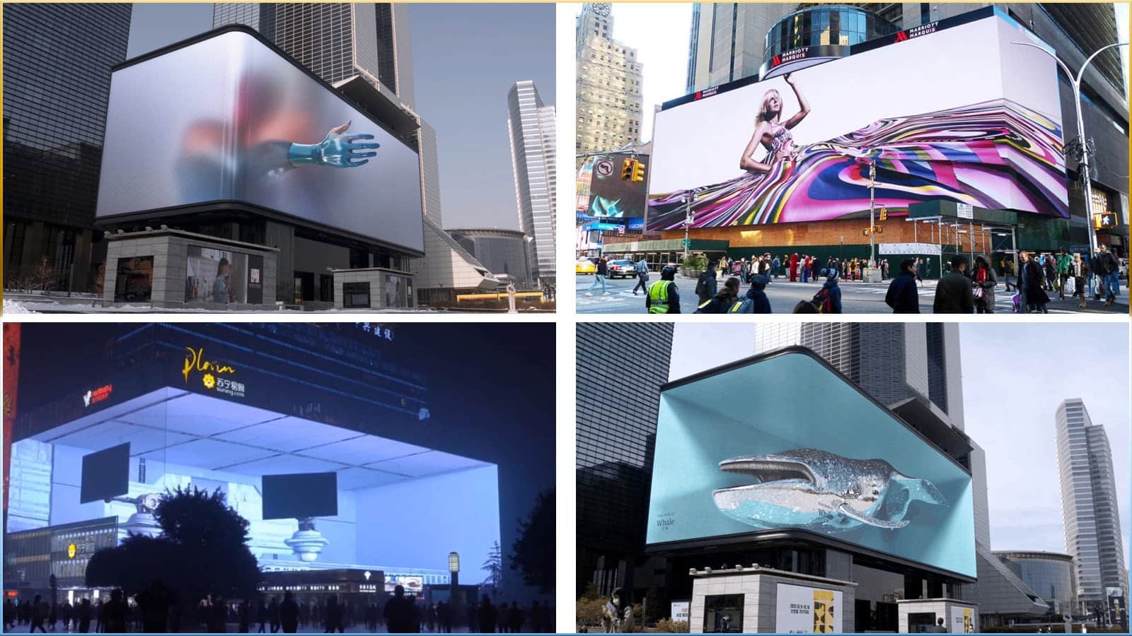 Màn hình LED 3D - Đỉnh cao của công nghệ màn hình quảng cáo