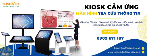 Các loại màn hình cảm ứng Kiosk được ưa chuộng tại các điểm bán hàng